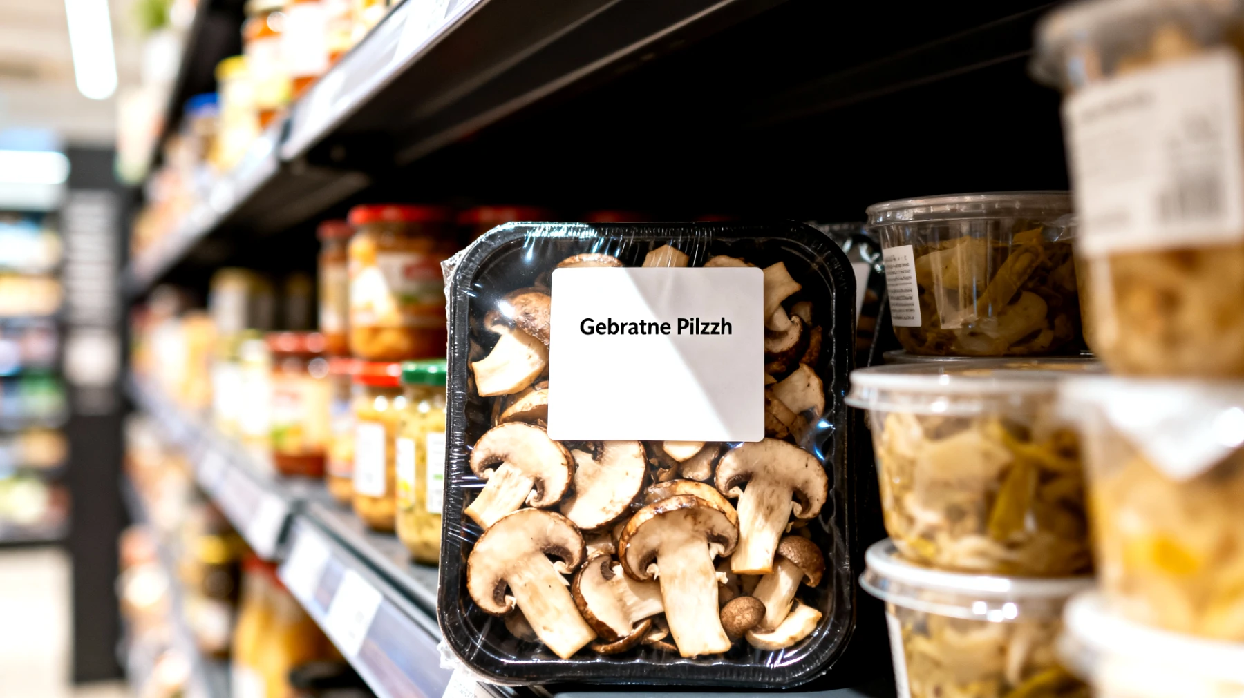 Gebratene Pilze"