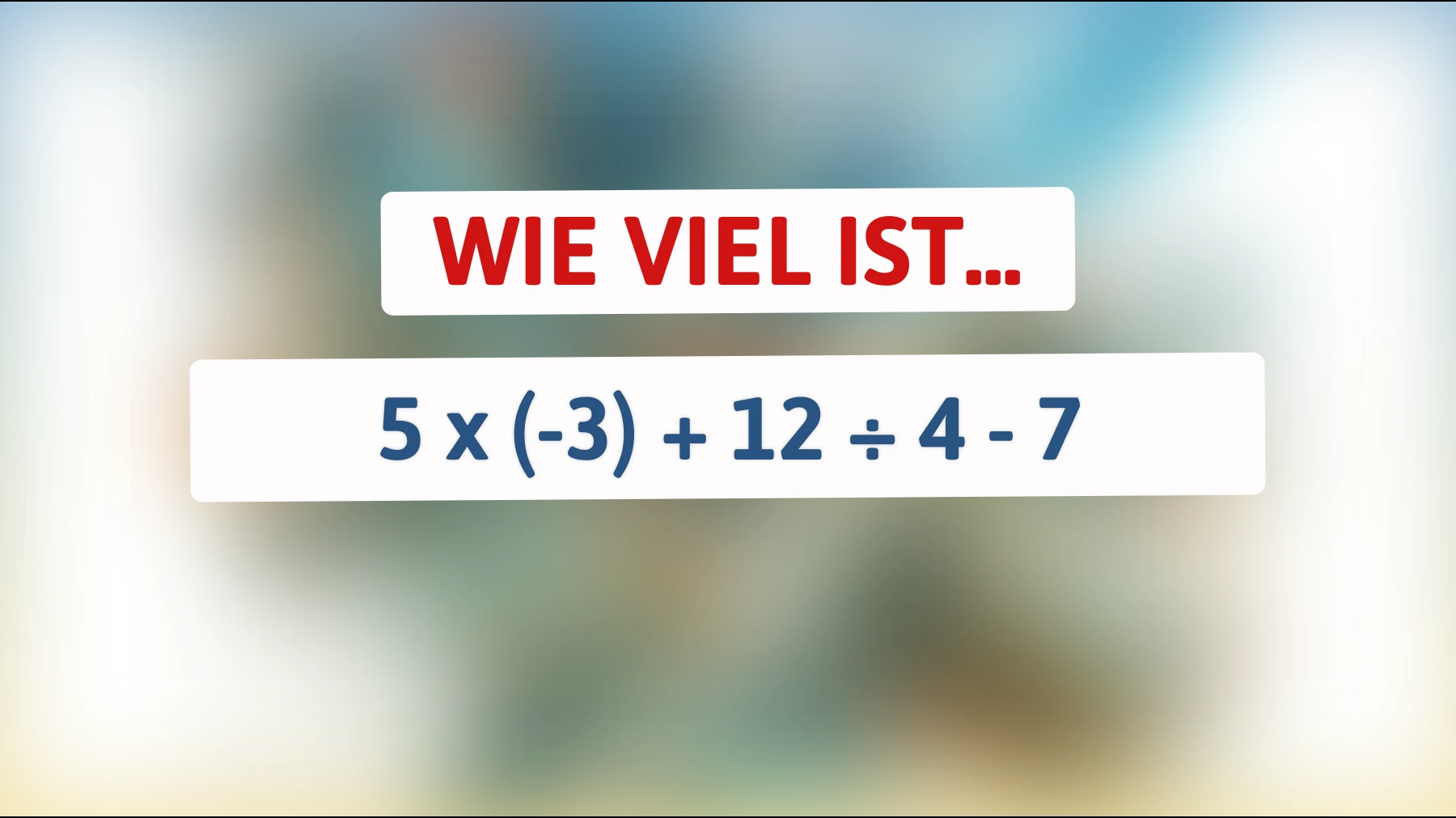 Hast du das Zeug, dieses mathematische Rätsel zu knacken? Teste dein Genie jetzt!"