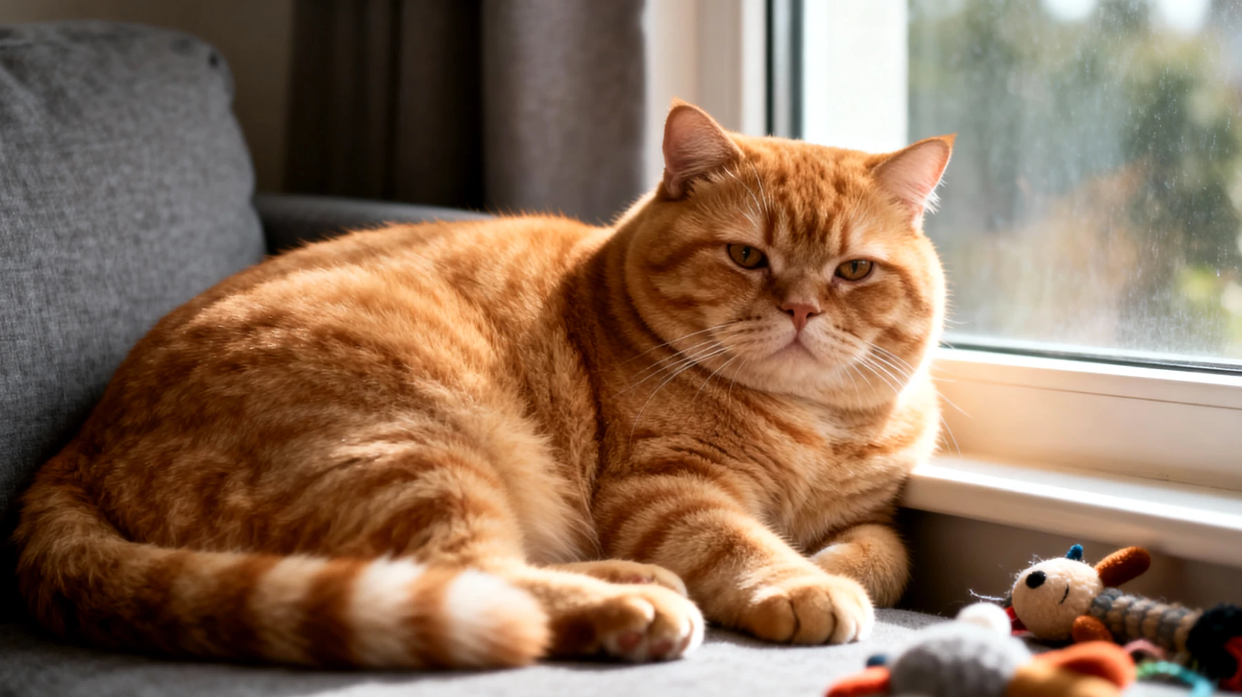 Katzen in Wohnungshaltung leiden häufig unter Bewegungsmangel, Langeweile und damit verbundenen gesundheitlichen Problemen wie Übergewicht, Muskelschwund und Verhaltensstörungen, da ihnen natürliche Stimulation und Jagdmöglichkeiten fehlen"