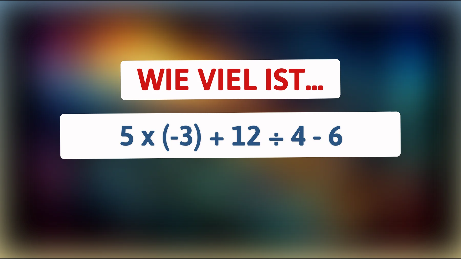 Löse dieses Rätsel, das selbst Einstein verblüffen würde! Bist du schlau genug, um die Gleichung zu knacken?"