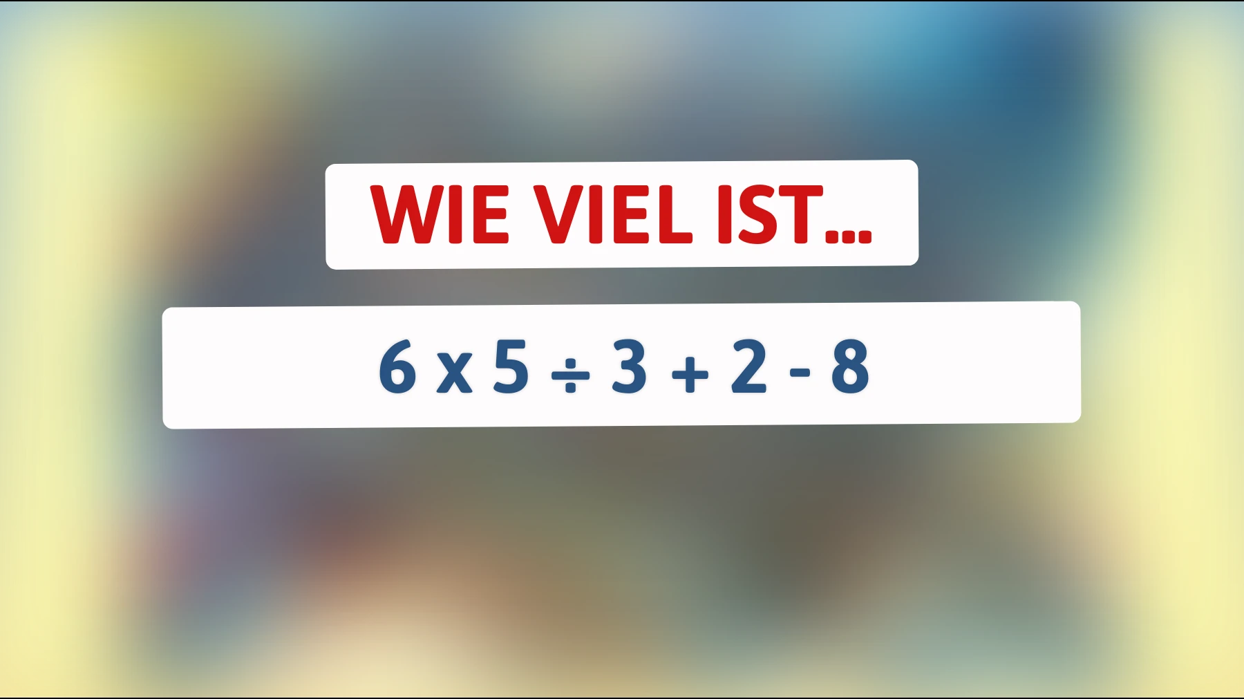 Nur 1% der Menschen können dieses mathematische Rätsel lösen: Bist du dabei?"