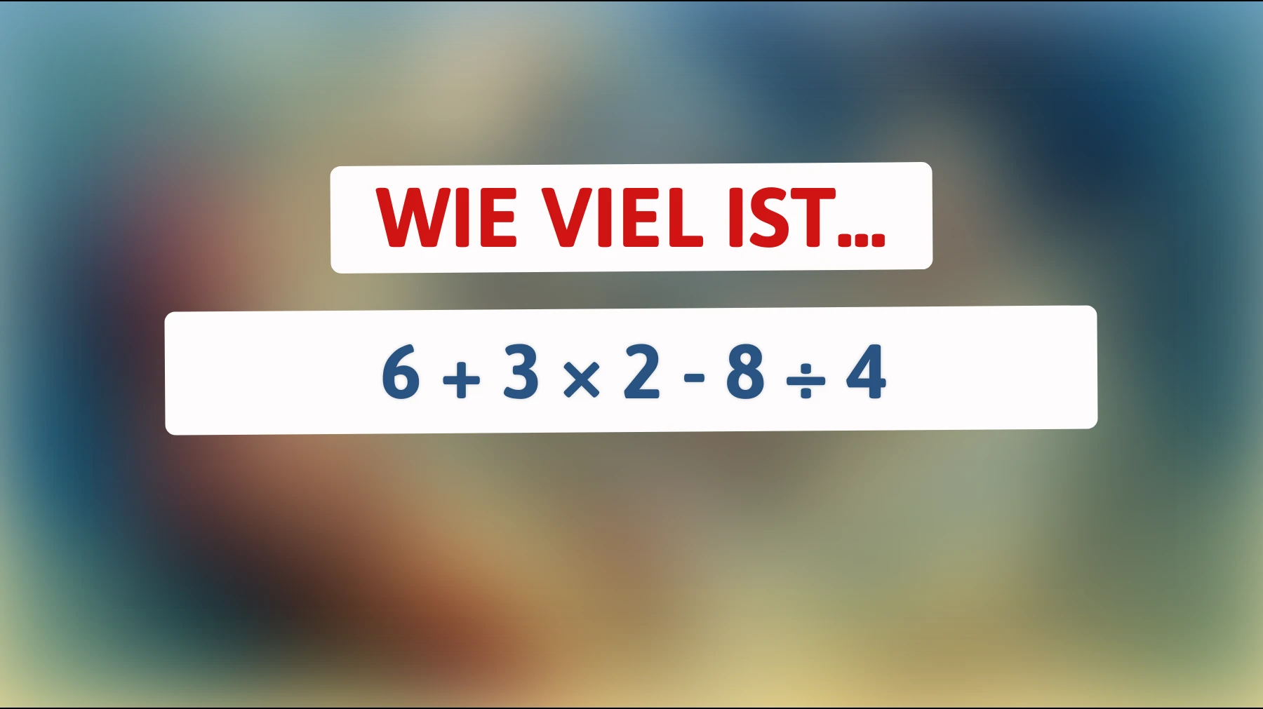 Nur Genie-Köpfe lösen dieses Mathe-Rätsel: Kannst du die richtige Antwort finden?"