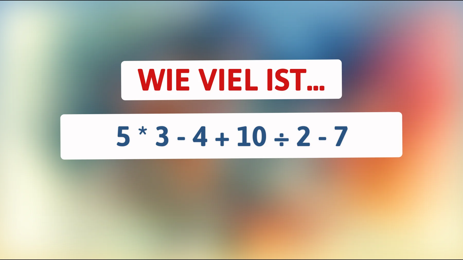Nur wahre Genies können das knifflige Mathe-Rätsel lösen: Schaffst du es?"