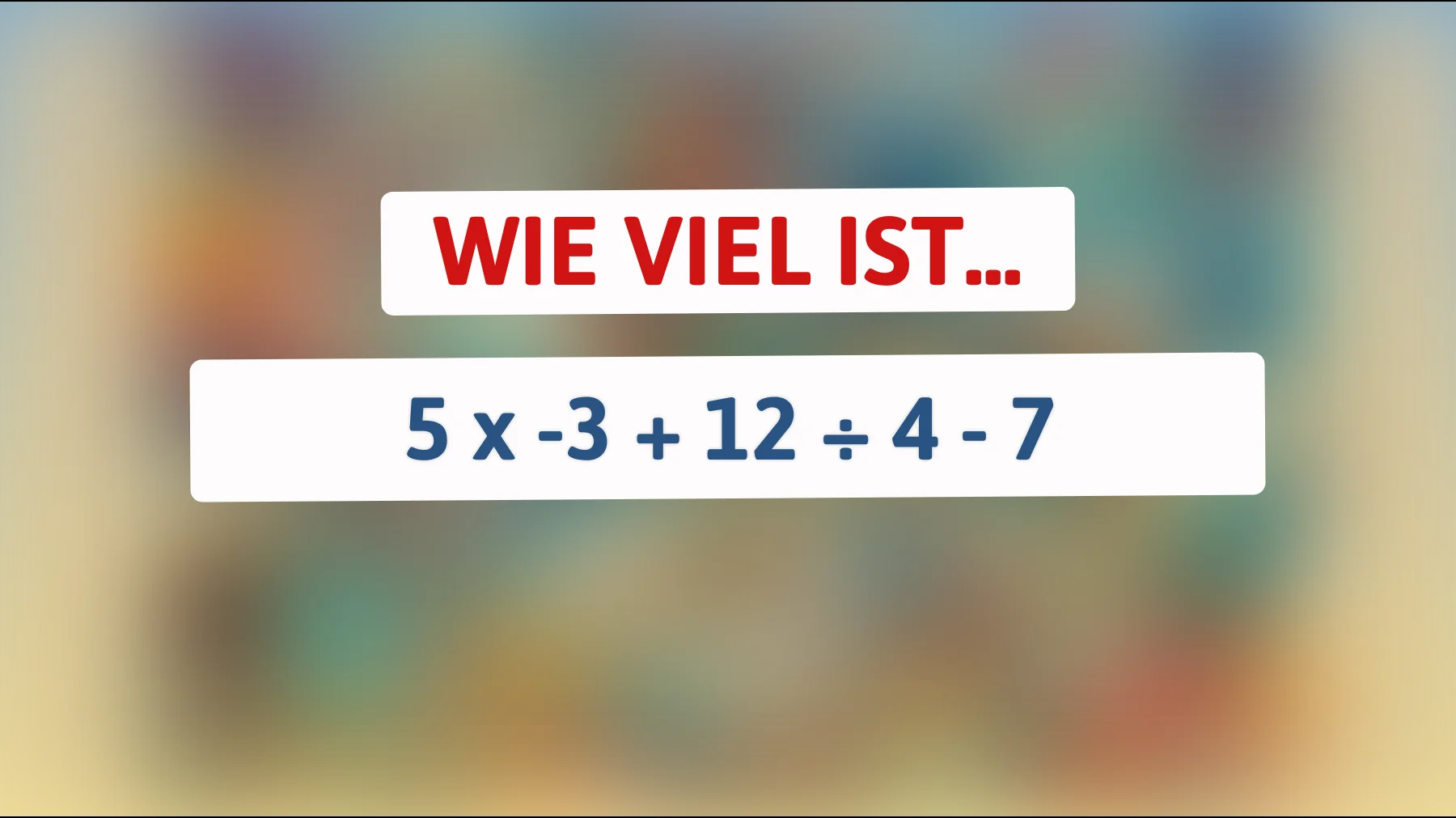 Kannst du dieses mathematische Rätsel lösen, das nur die klügsten Köpfe meistern?"