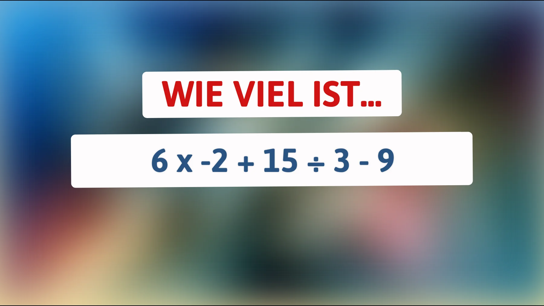 Nur 1% der Menschen können diese mathematische Herausforderung knacken! Gehörst du dazu?"