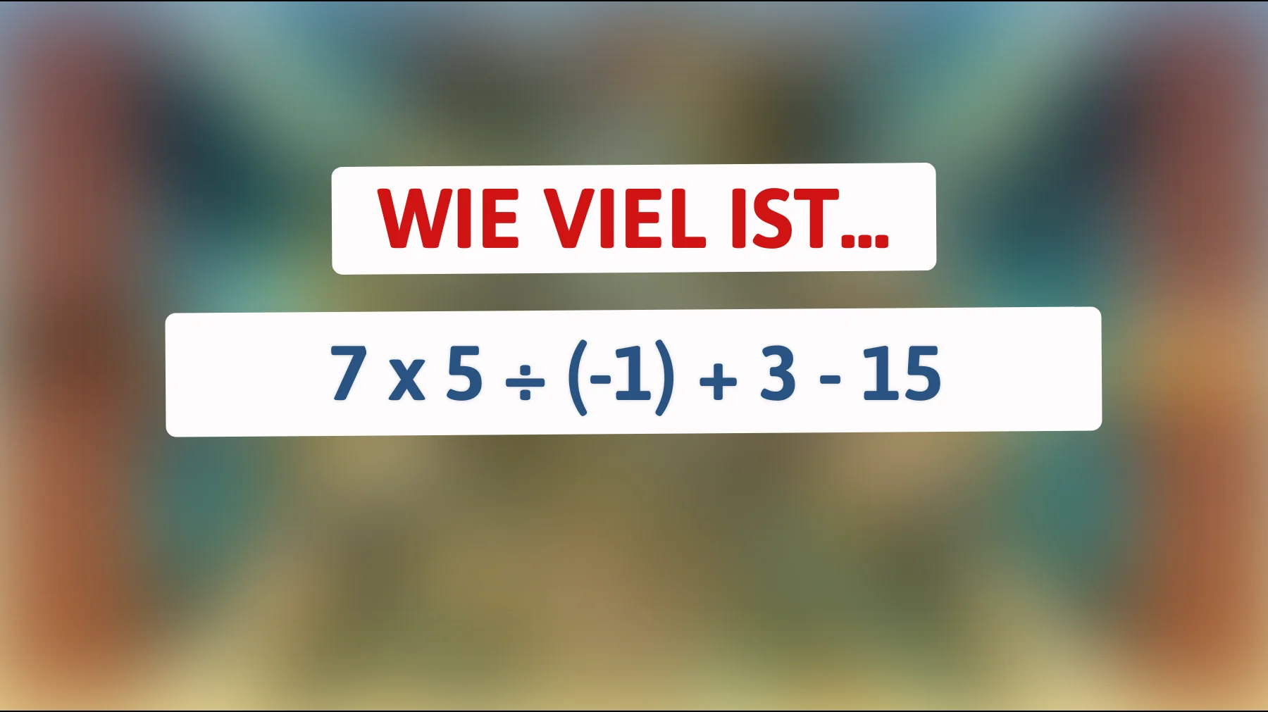Nur 1% der Menschen kann es lösen: Beherrschst du die Kunst der Zahlen? Finde die Antwort!"