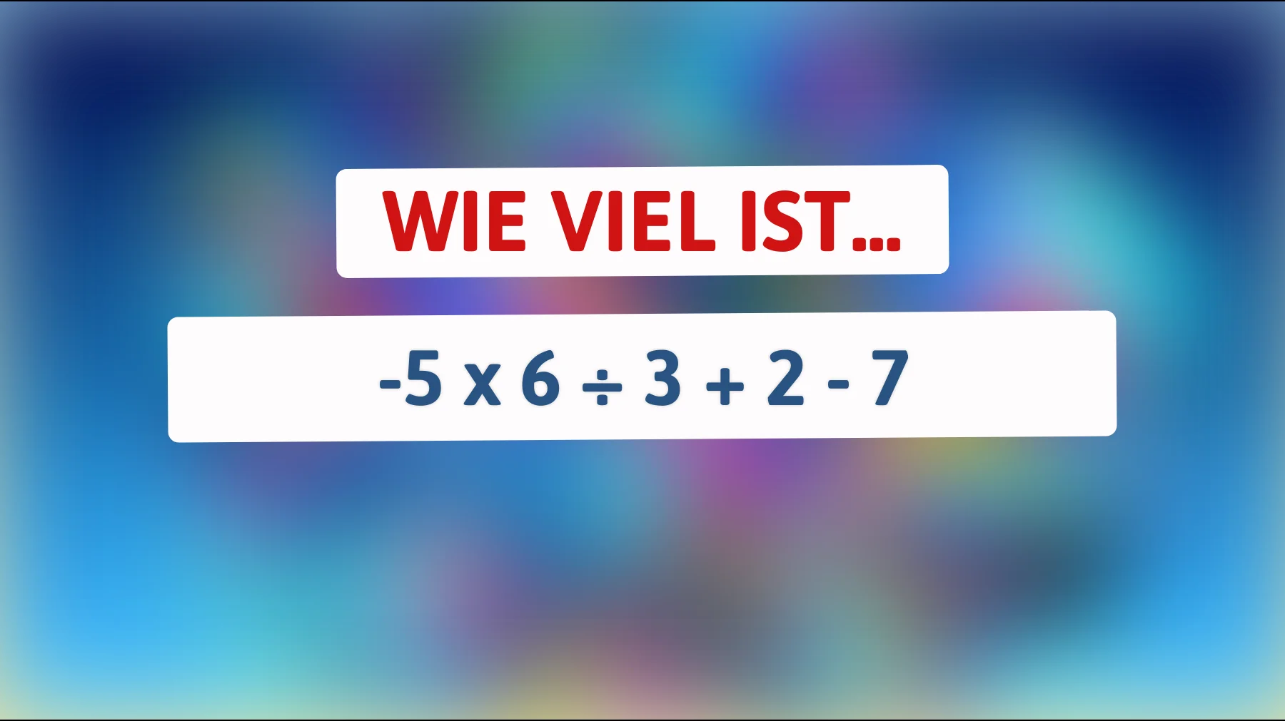 Nur für schlaue Füchse: Kannst du dieses mathematische Rätsel lösen? Finde die Antwort und zeige dein Genie!"